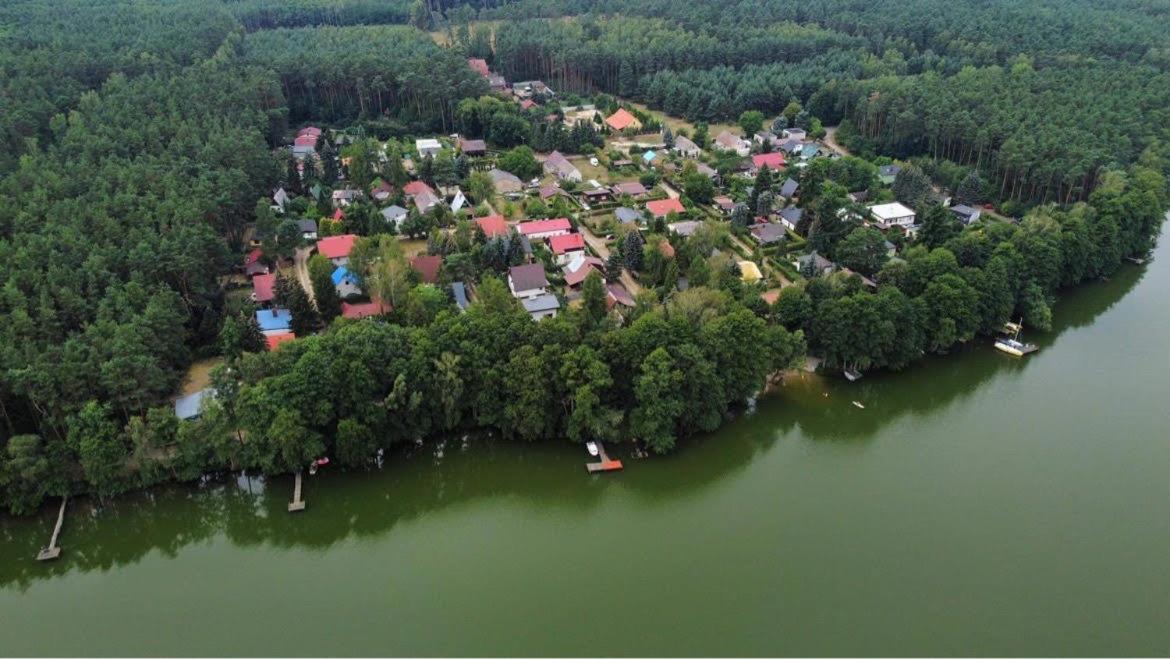 Dom Nad Jeziorem Slawskim Lubiatów Extérieur photo