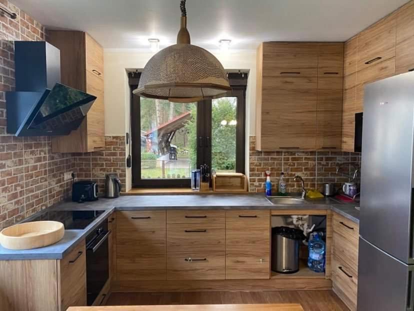 Dom Nad Jeziorem Slawskim Lubiatów Extérieur photo